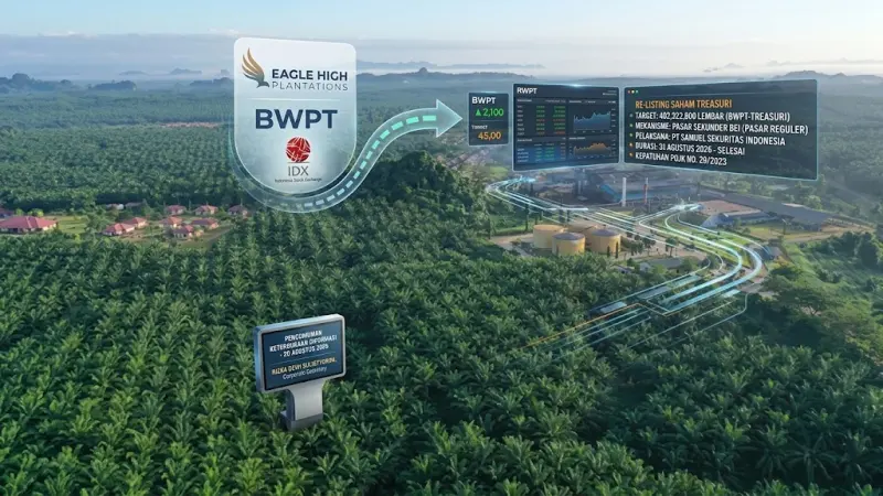 Tepat Target 3 Tahun, BWPT Siap Lepas Ratusan Juta Saham di Bursa: Ada Apa?