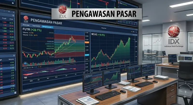 BEI Soroti Pergerakan Saham MCAS dan FUTR, Investor Diminta Waspada