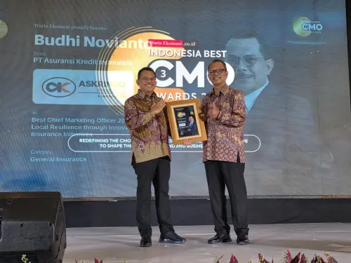 Perkuat Transformasi Bisnis, Askrindo Raih Penghargaan “Indonesia Best CMO”