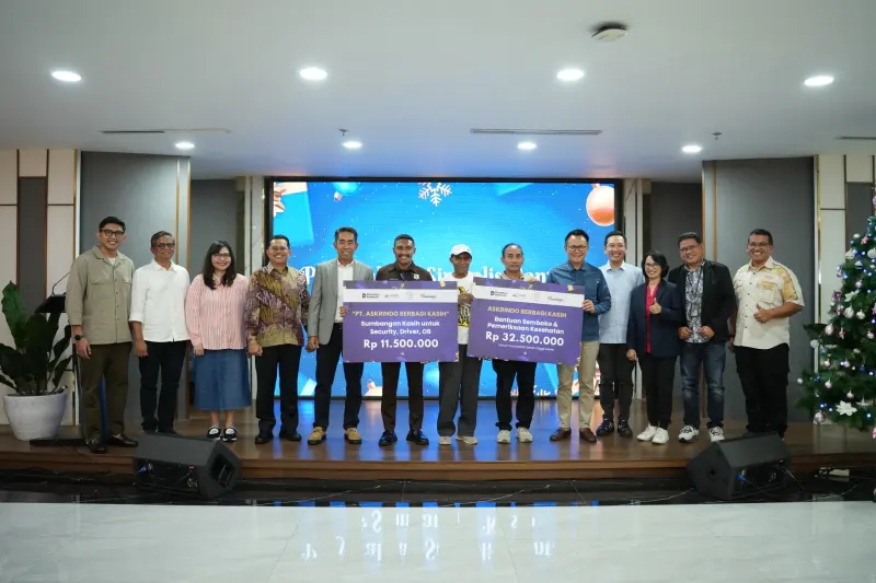 Askrindo Berbagi Kasih, Ratusan Anak dan Keluarga Prasejahtera Terima Manfaat
